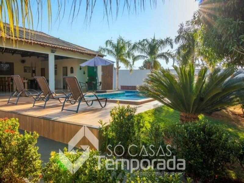 Refugio 4 C/ Piscina, Sinuca E Area Gourmet Holiday home Caldas Novas